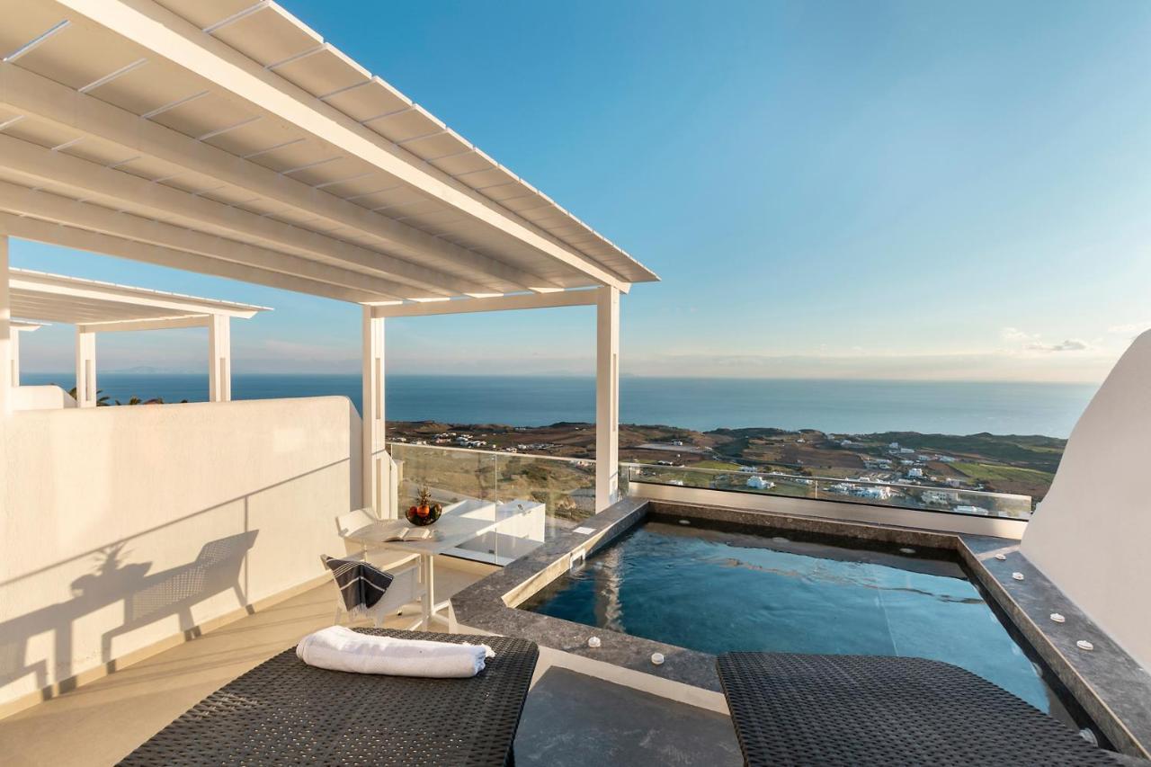La Estrella 4 Suites With Sea View & 4 Prive Hot Tub Vourvoúlos Extérieur photo