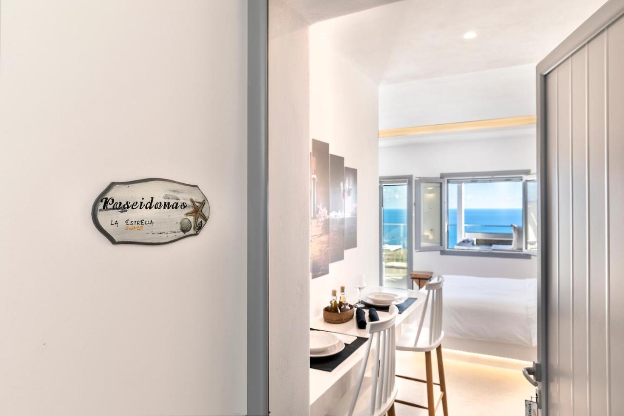 La Estrella 4 Suites With Sea View & 4 Prive Hot Tub Vourvoúlos Extérieur photo