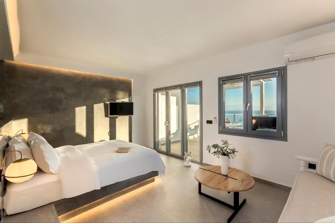 La Estrella 4 Suites With Sea View & 4 Prive Hot Tub Vourvoúlos Extérieur photo