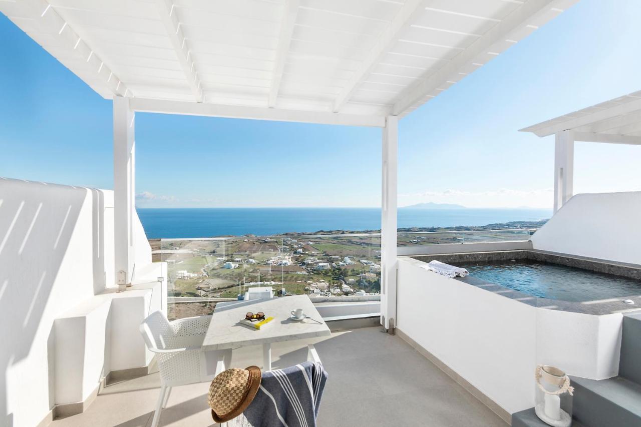 La Estrella 4 Suites With Sea View & 4 Prive Hot Tub Vourvoúlos Extérieur photo
