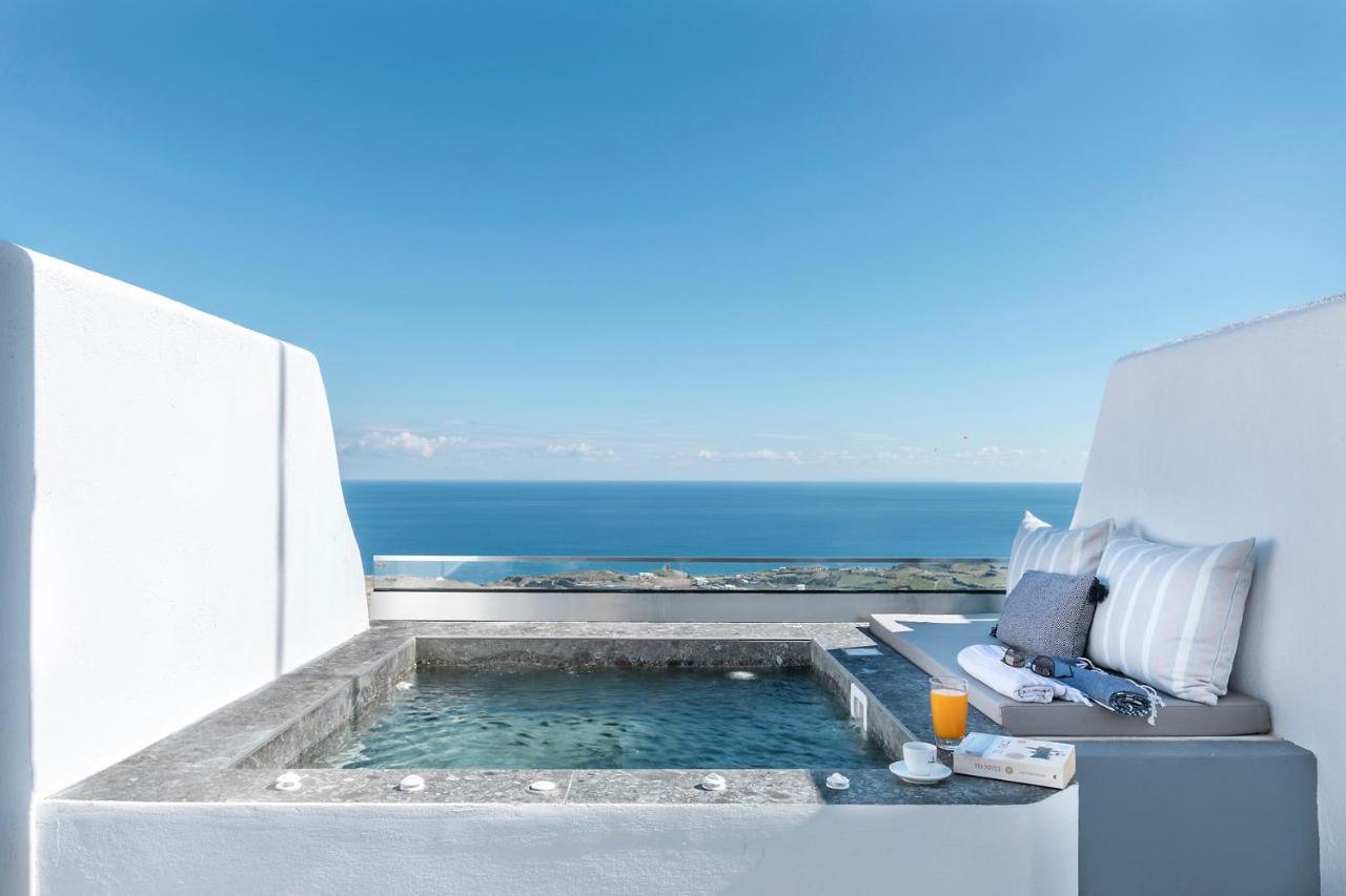 La Estrella 4 Suites With Sea View & 4 Prive Hot Tub Vourvoúlos Extérieur photo